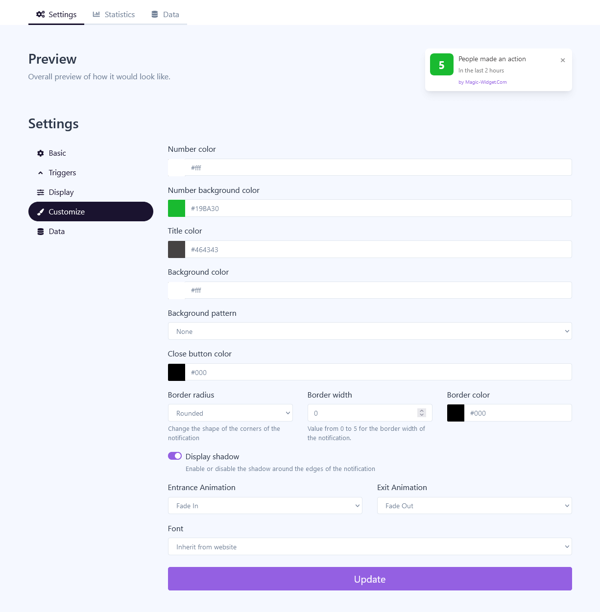 Conversions Counter Design