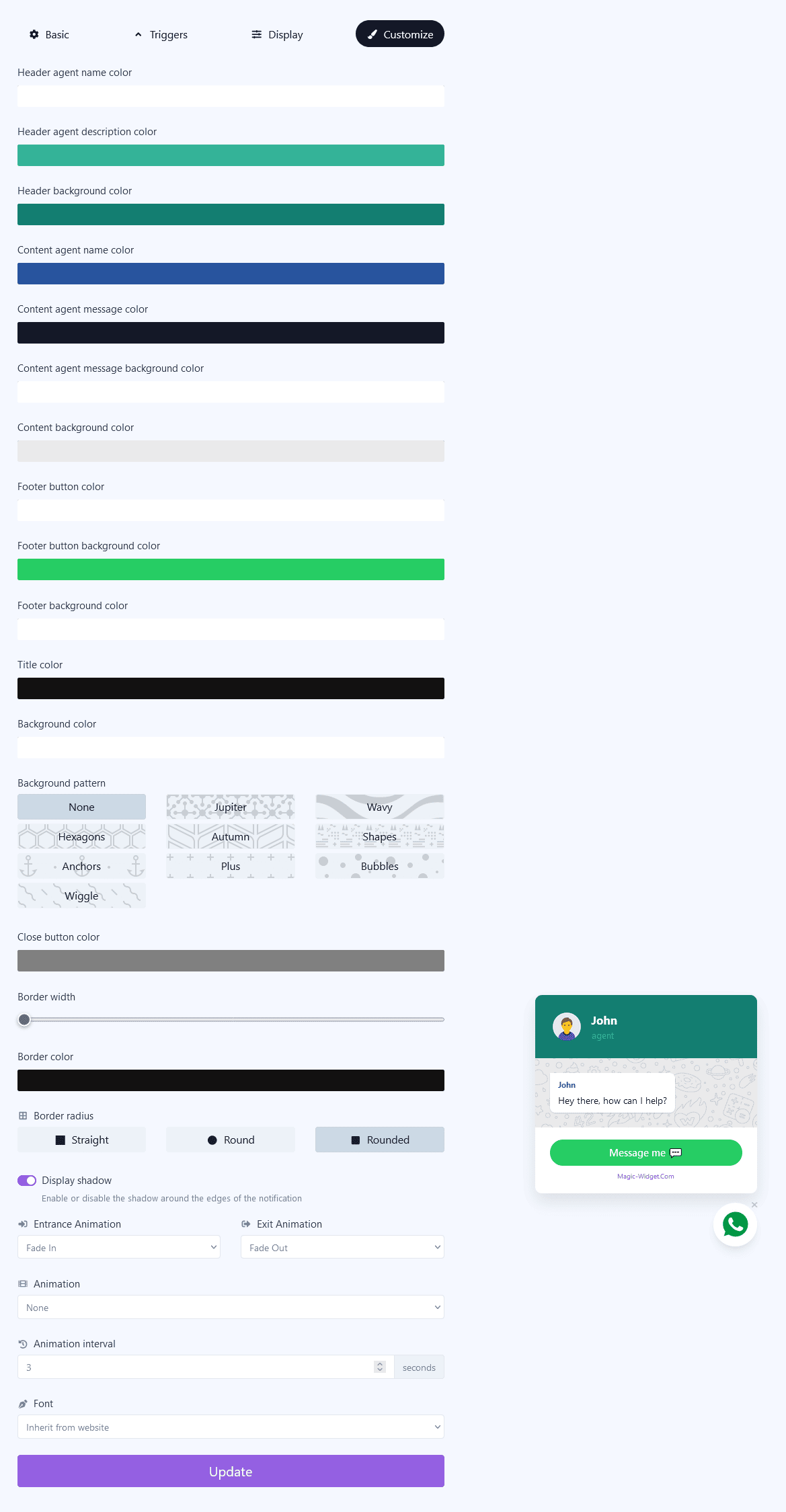 Cookie Notification design